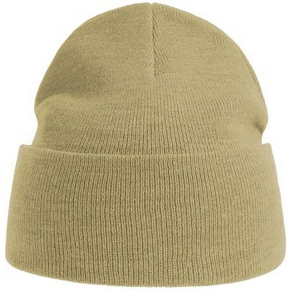 Atlantis Unisex Adult Pure Recycled Beanie / Beige